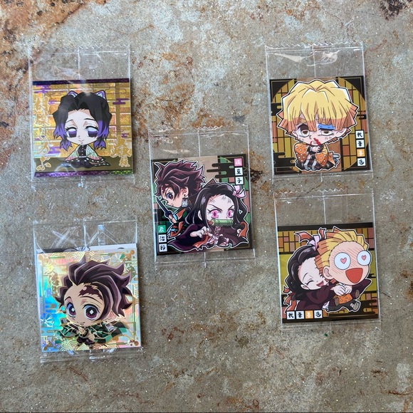 Daiso Other - 6 Demon Slayer stickers